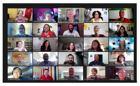 Réunion de l'équipe des services de rétablissement